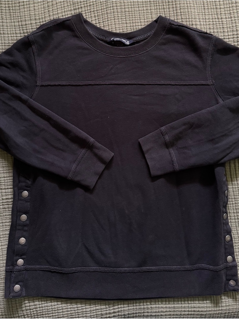 Abercrombie & Fitch Black Crewneck Tee